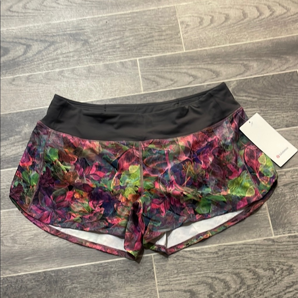 Lululemon Floral Athletic Shorts - Picture 2 of 7